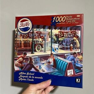 Pepsi After School Puzzle - Red, Blue, and White